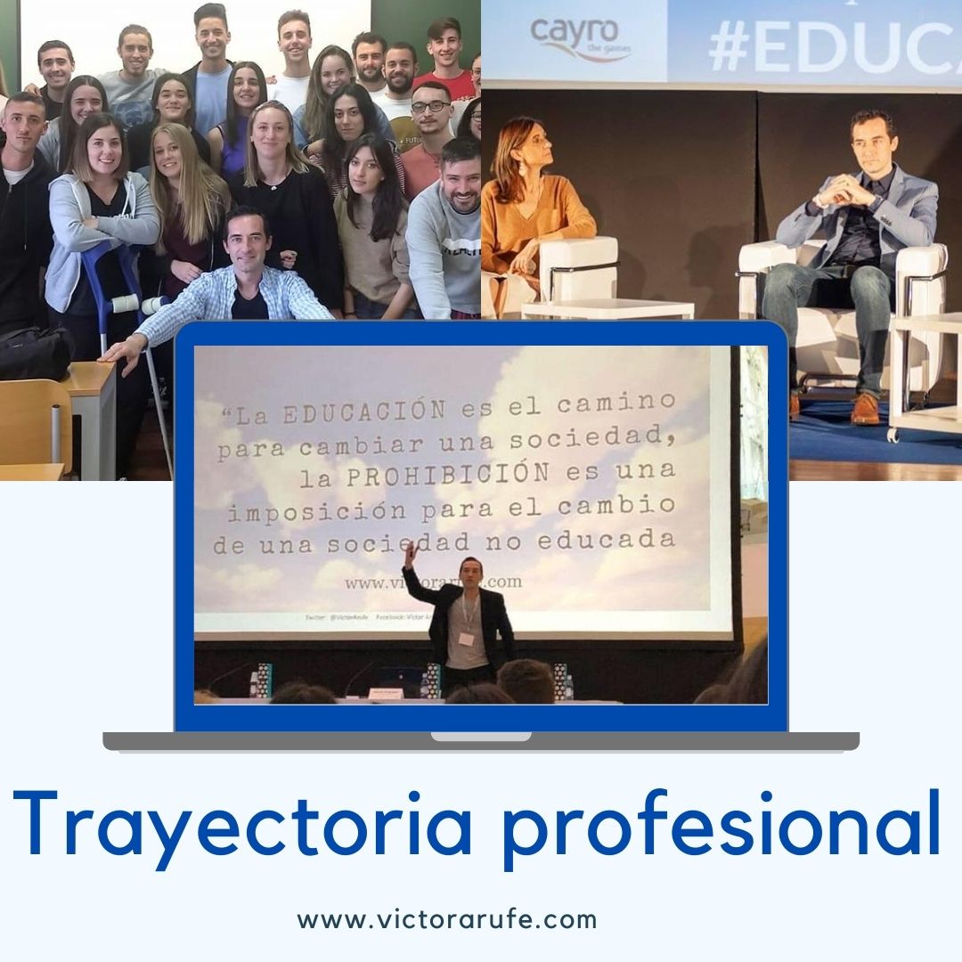 Trayectoria profesional Web Personal del Profesor Víctor Arufe