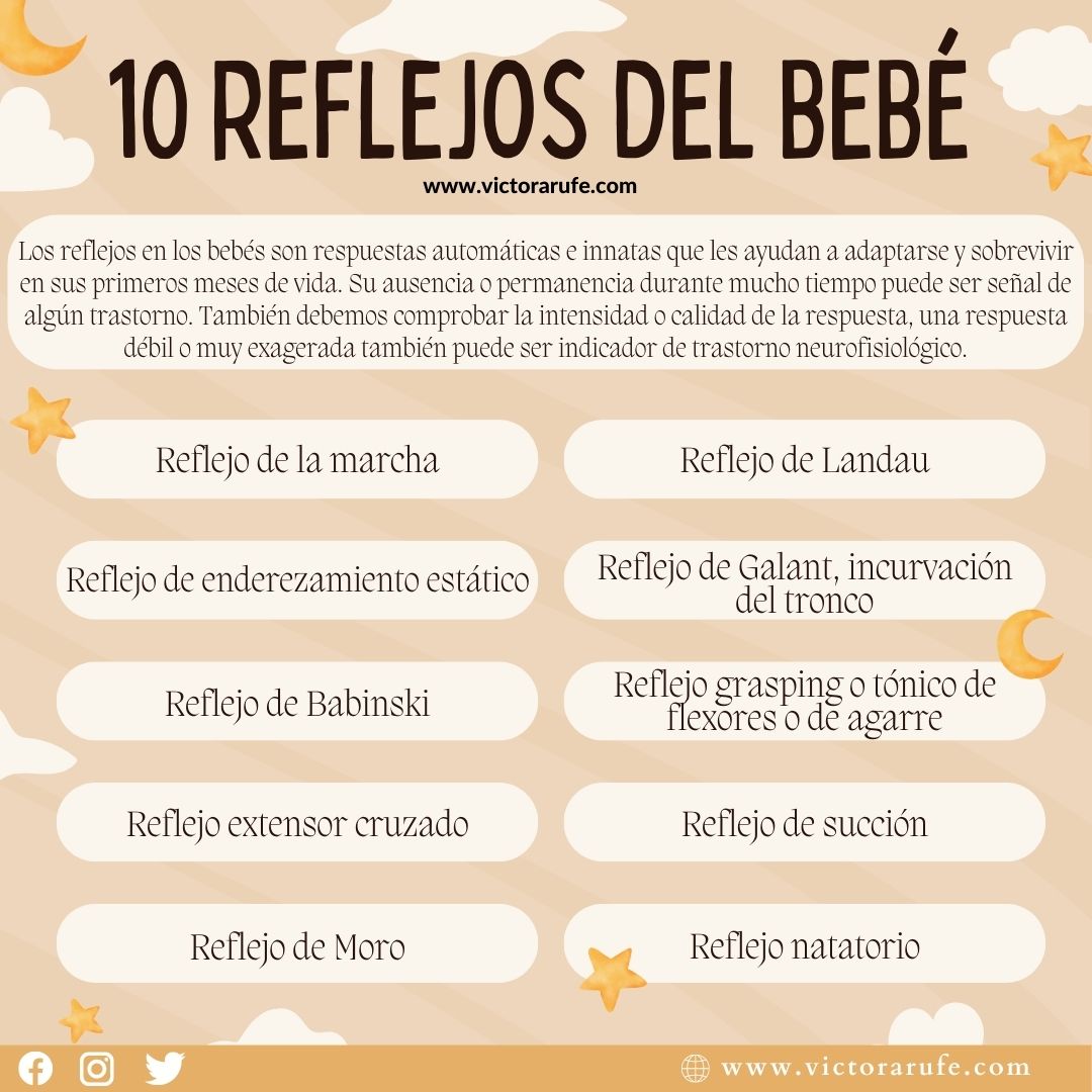 reflejos del bebé