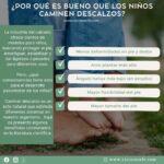 ¿Por qué los niños pequeños deben caminar descalzos?